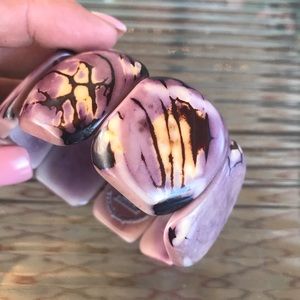 Tagua Jewelry - Tagua Nut Bracelet Lavender Tagua Jewelry - Tagua Nut Bracelet Lavender